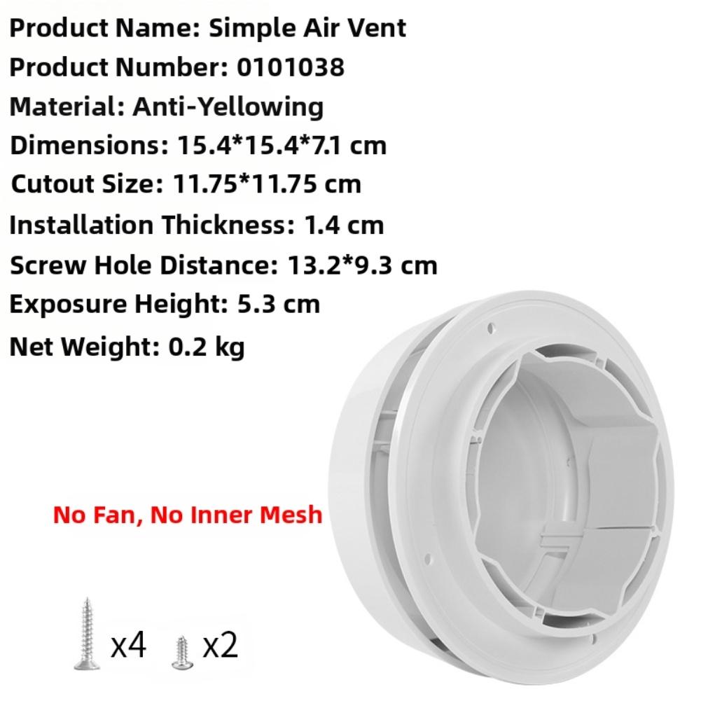 Mushroom Head Air Outlet Roof Ventilation Cover for RVs to Continuous Airflow and Maintain Ventilation Without Fans
