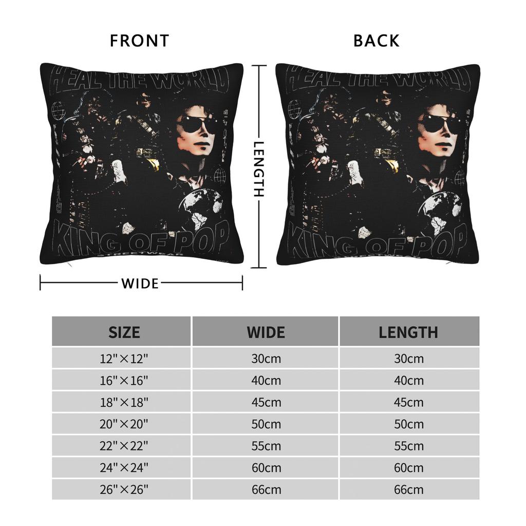 Față de pernă Michael Jackson Heal The World Față de pernă Personalizată Pentru Scaun Canapea Decor Acasă Fețe de Pernă la Modă