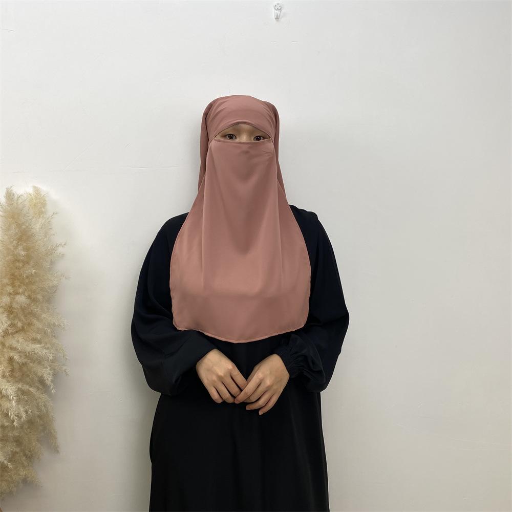 Women Fashion High Quality Hijabs Girl Muslim Ethnic Scarves Shawls Adjustable Nylon Headscarf Turkish Daily