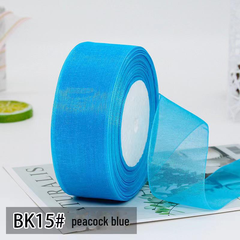 4cm Schneegarn Transparentes Band für DIY Haaraccessoires und Geschenkverpackung