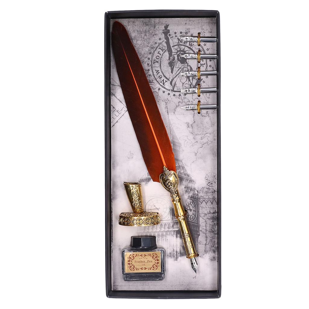 Stift Exquisit Vintage Elegant Edelstahl Sanft Schreiben Verschleißfest Kielstift