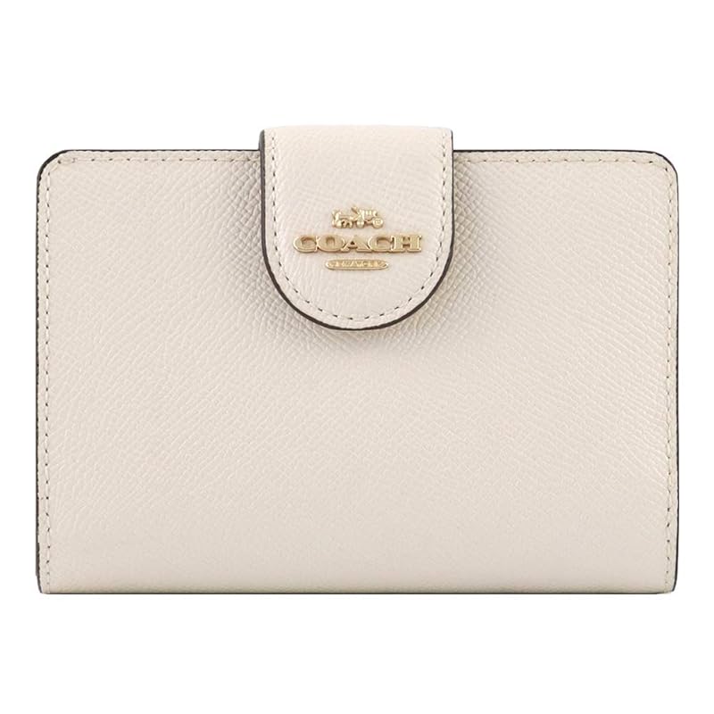 

[coach] COACH bifold wallet 6390 mini wallet Smaller ladies (IMCHK chalk) [product]