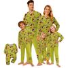 Christmas Printed Parent-child Plush Home Wear Set