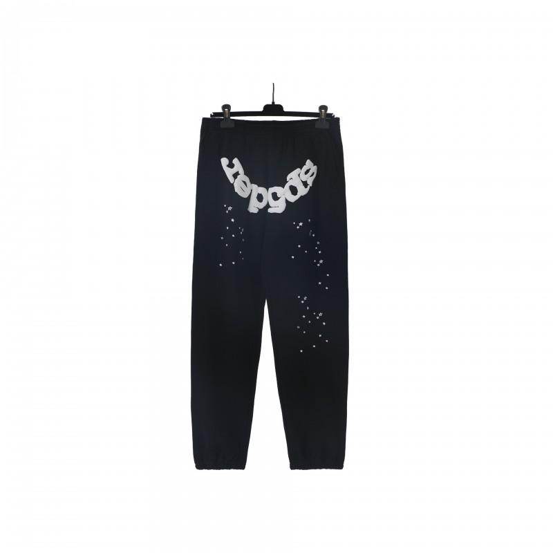 Oversized Hoodie With Spiderweb Foil Print Streetwear Cotton Sweatshirt Men