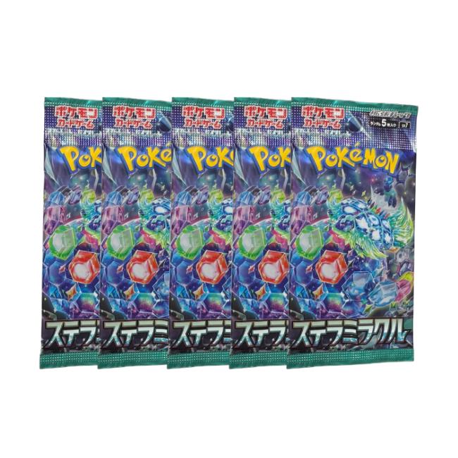Japanese Pokémon Photocard Random Pack (Battle Partners / Cyber Judge / Stella Miracle / Mask of Change / Wild Force / Night Wanderer)