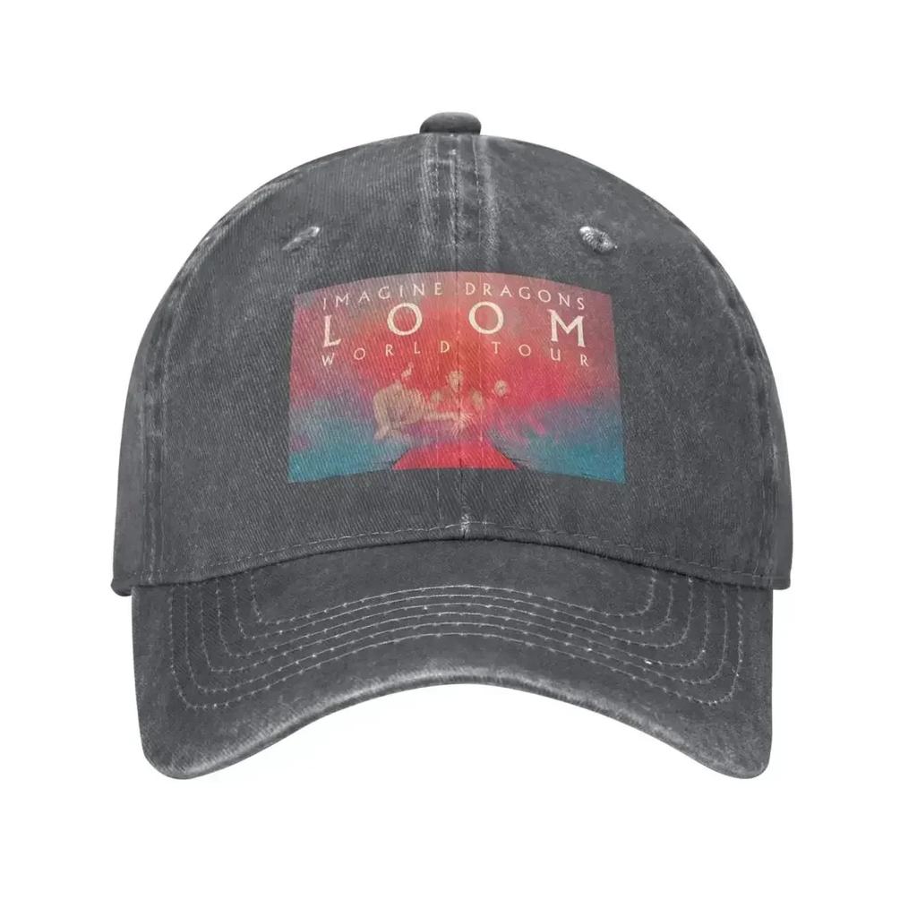 Loom Tour New Album Unisex Women Baseball Caps Imagine Dragons Band Distressed Denim Caps Hat Workouts Gift Snapback Cap