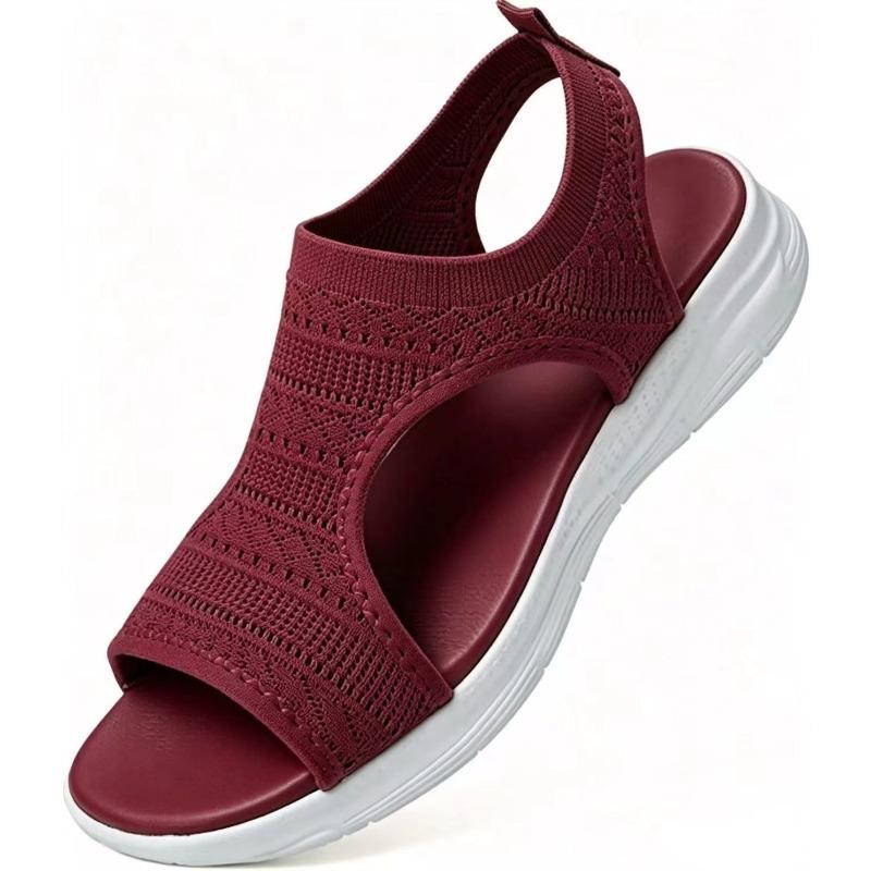 Autumn Fish Head Casual Sleeve Fashion Sandals Low Heel Women's Shoes