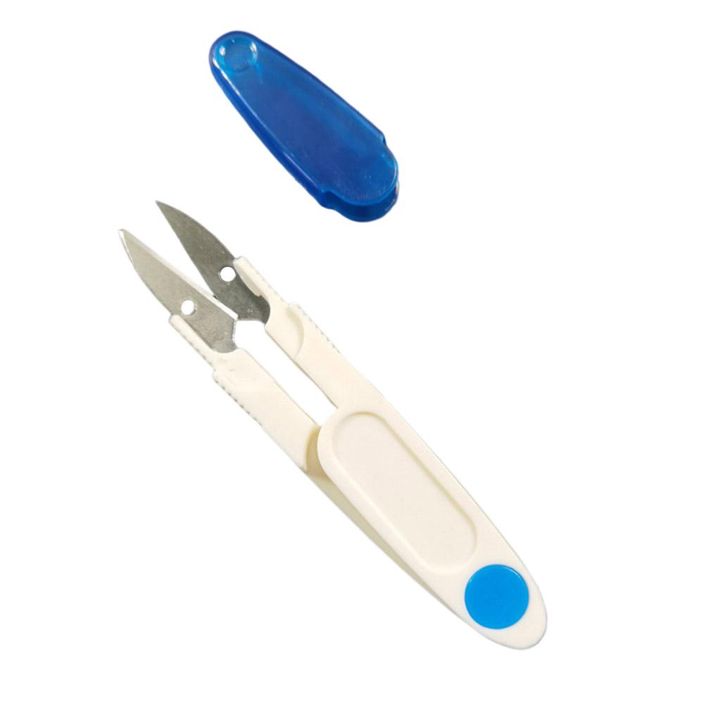 

U-образные тканевые ножницы Легкие Полезные Практичные DIY Бытовые Офисные Ножницы Ремесленные Ножницы для вышивания крестом Ежедневного использования синий