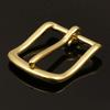 1pcs Solid Brass Belt Buckle End Bar Heel Bar Buckle Single Pin Belt Half Buckle for Leather Craft Bag Strap Jeans Webbing