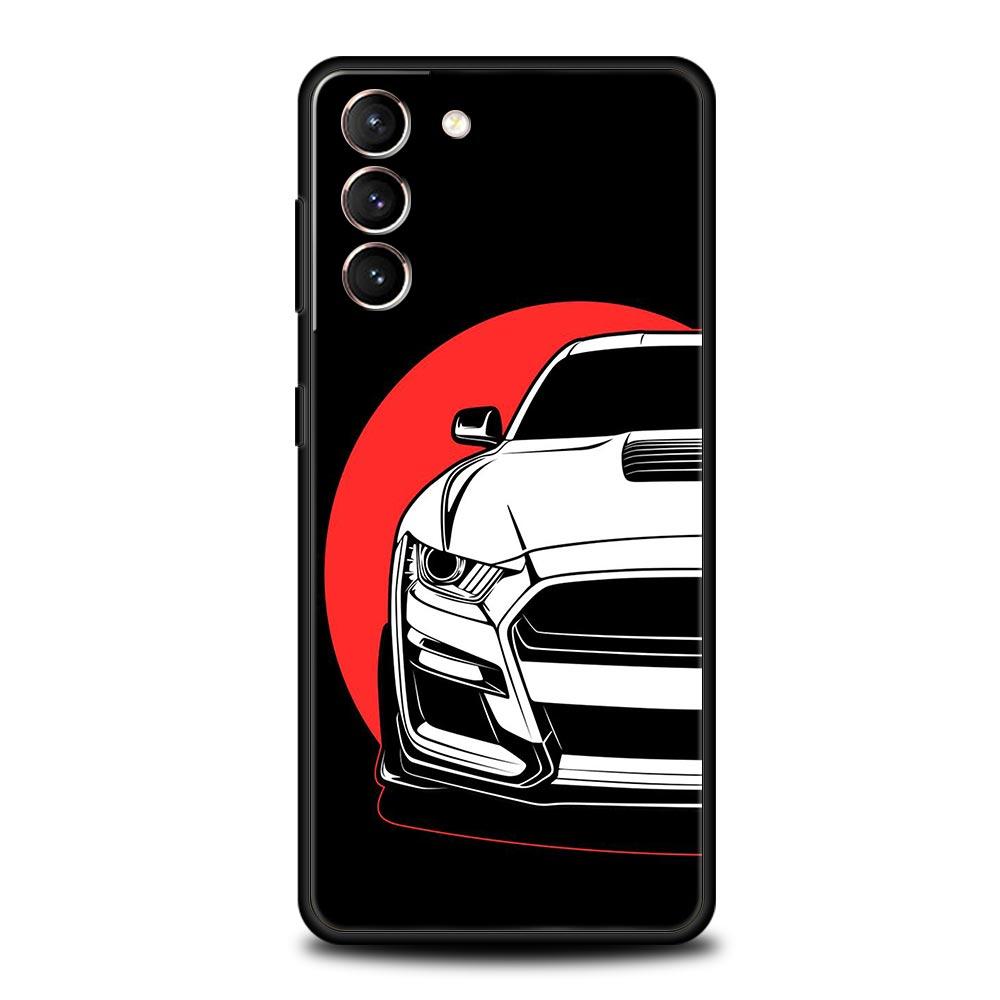 JDM Tokyo Drift Sportwagen Lampe Handyhülle Für Samsung Galaxy S23 Ultra S22 S21 S20 FE 5G S10 S10E S9 S8 Plus Note 20 Weiche Hülle