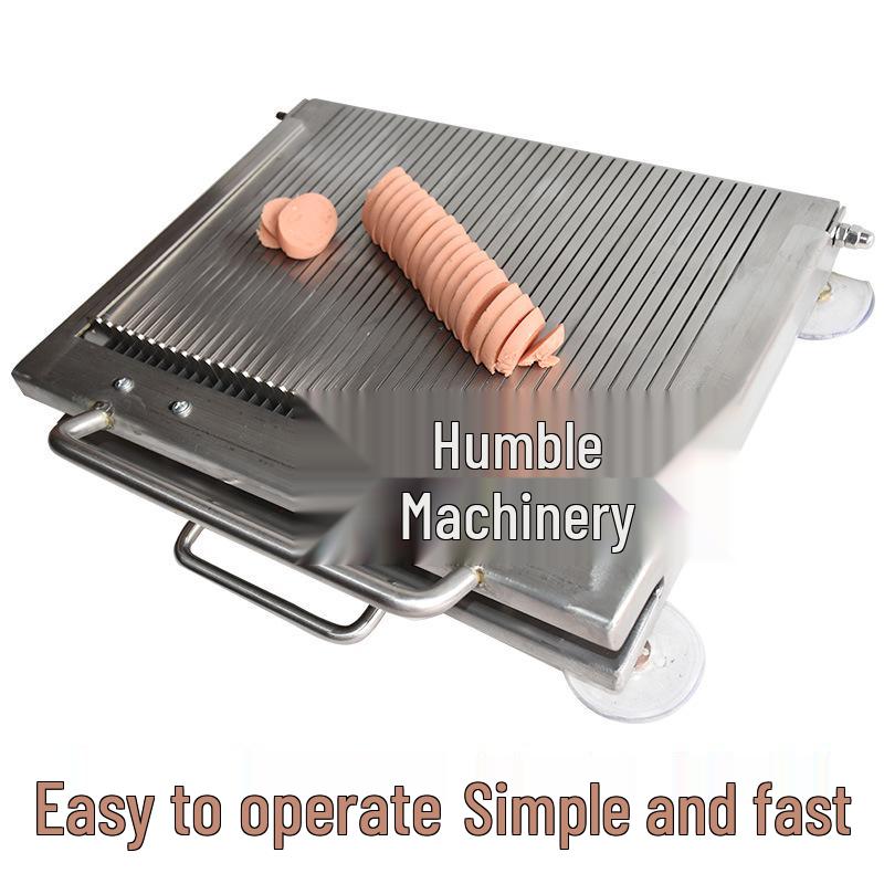 

Qianhe Multi-functional Manual Slicer for Liangpi, Duck Blood & Tofu Type 30-11mm, Thickened with Stopper