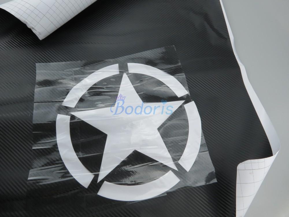 For Jeep Renegade 2016 2017 2018 Carbon Fiber Color Car Hood Film Star Car Sticker Protector Styling Accessories ALV1