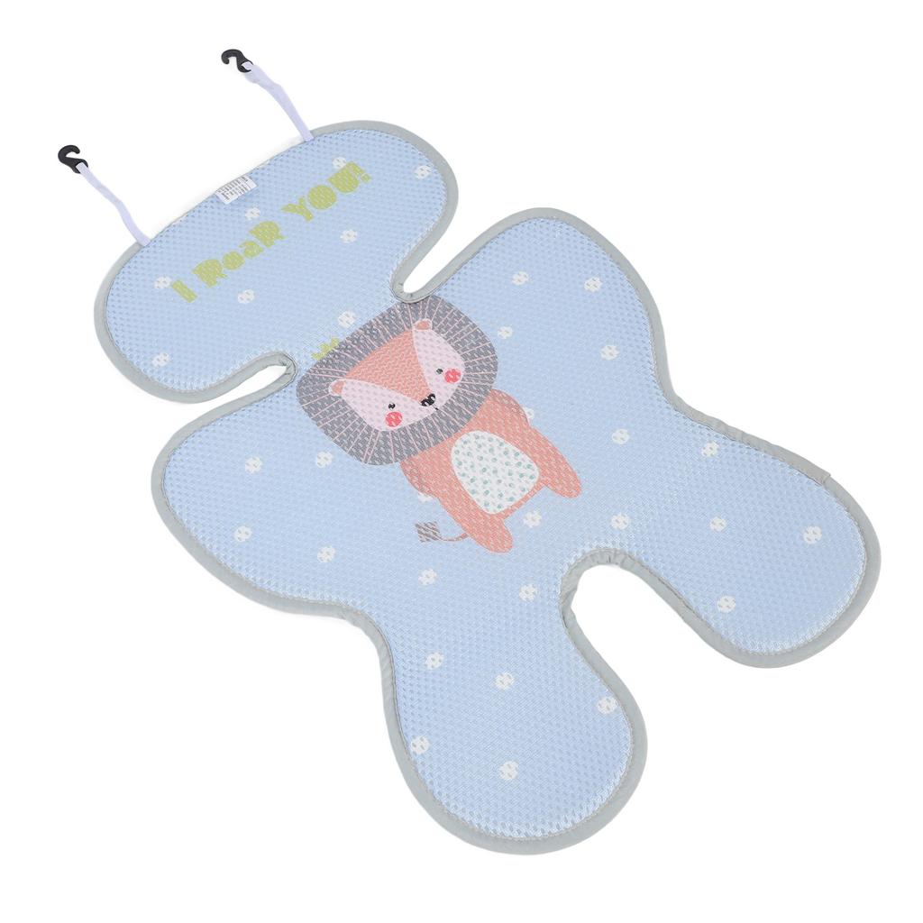 Ice Stroller Cooler Mat Universal 3D Breathable Car Seat Cooling Pad for Toddlers Small Lion