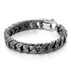 Modisches Totem Retro Armband 18K Vergoldeter Edelstahl Anhänger Geometrische Cubanische Kettenglieder Armband Unisex Geschenk Schmuck