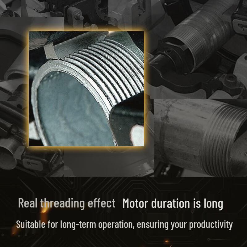 Huwang 2-inch Electric Pipe Threading Machine CN plug (adapter included)