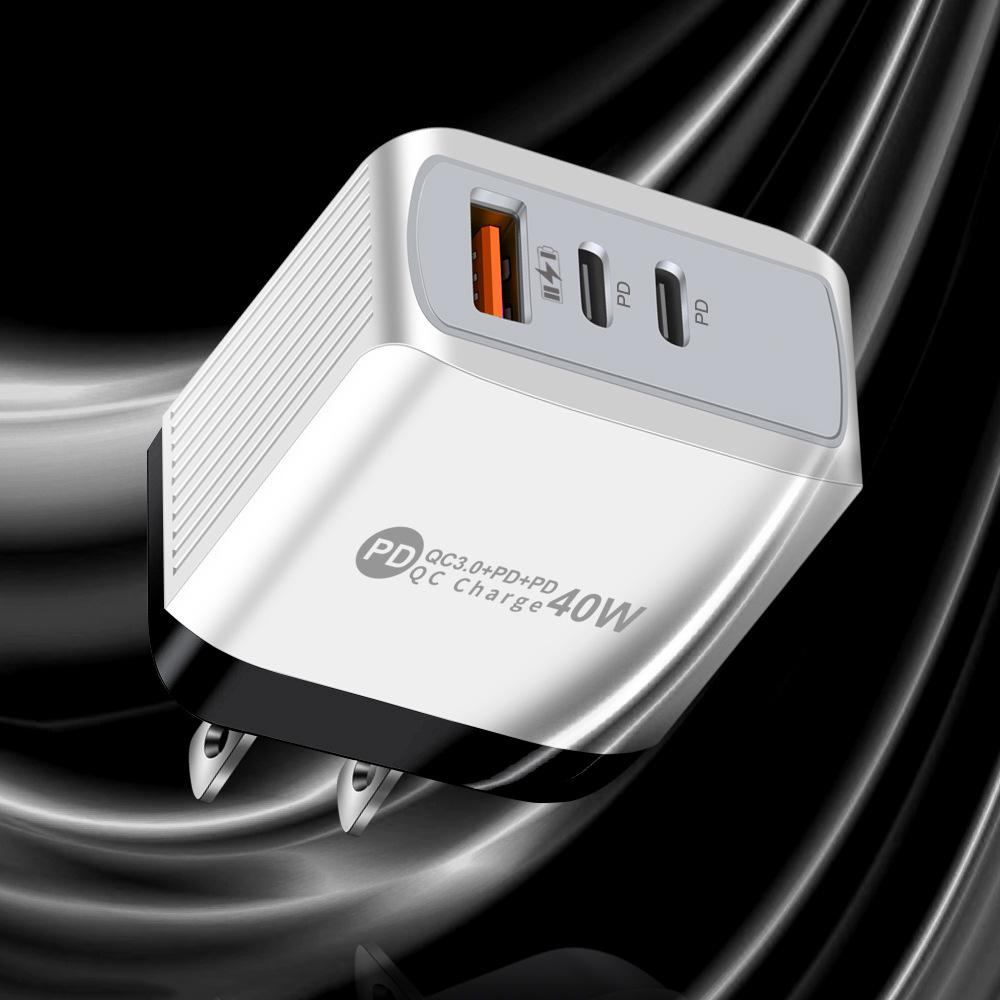 Universal Charger: 1U+2PD Power Adapter for EU, US, UK, and AU Standards