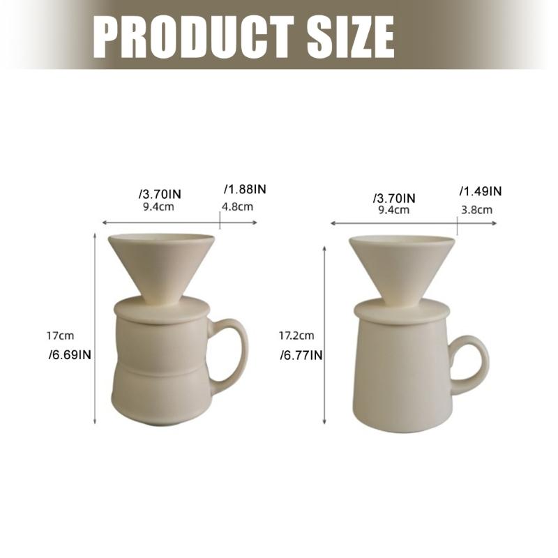 Handgefertigter Keramik V 60 Pour-Over Kaffeebereiter 460ml Modische Kaffeemaschine Für Brühstil Home Brewing Erlebnis