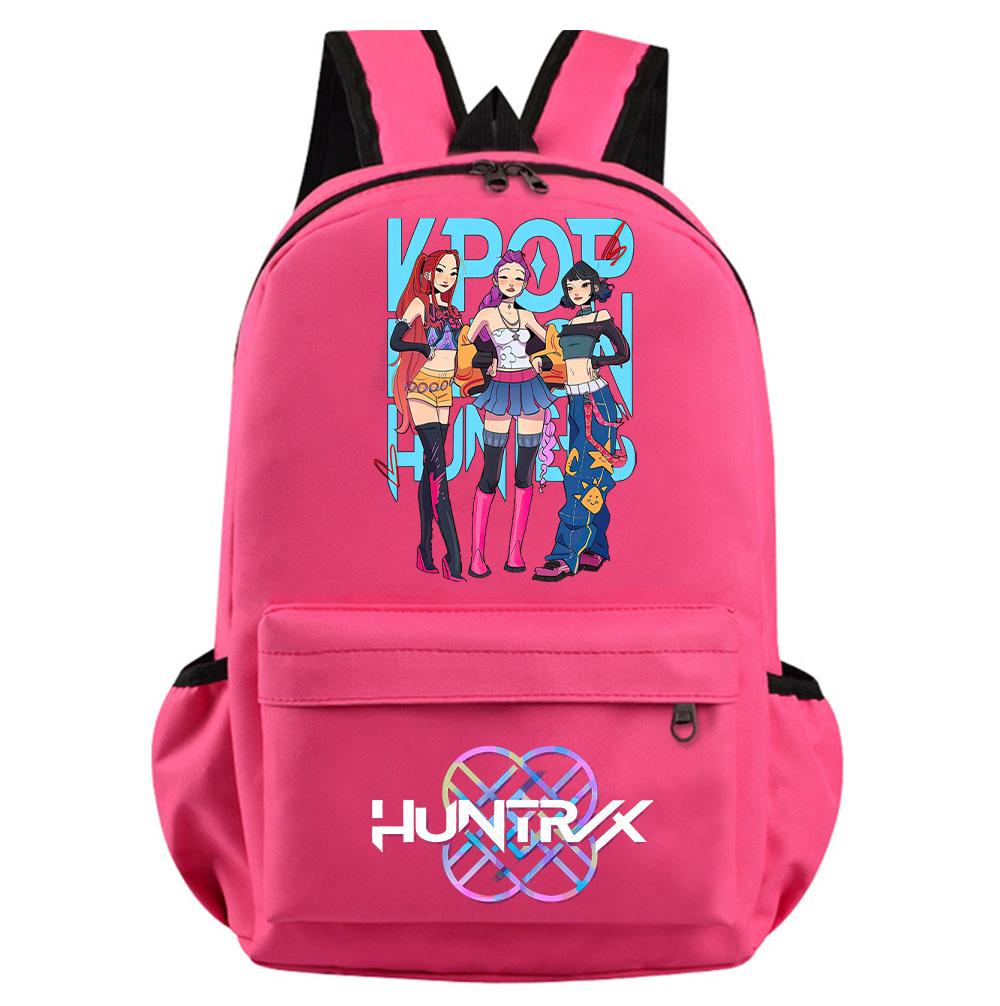 Cartoon Kpop Demon Hunters Printed Backpack for Teenager Student Girl Boy Bookbag Schoolbag Women Large Capacity Travel Bag Kid Gift Rucksak