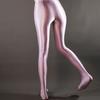 Stage Performance Leggings Glossy Shiny High Waist Fitness with Socks Stage Show Skinny Smooth Surface Yoga Trousers Women Clothing