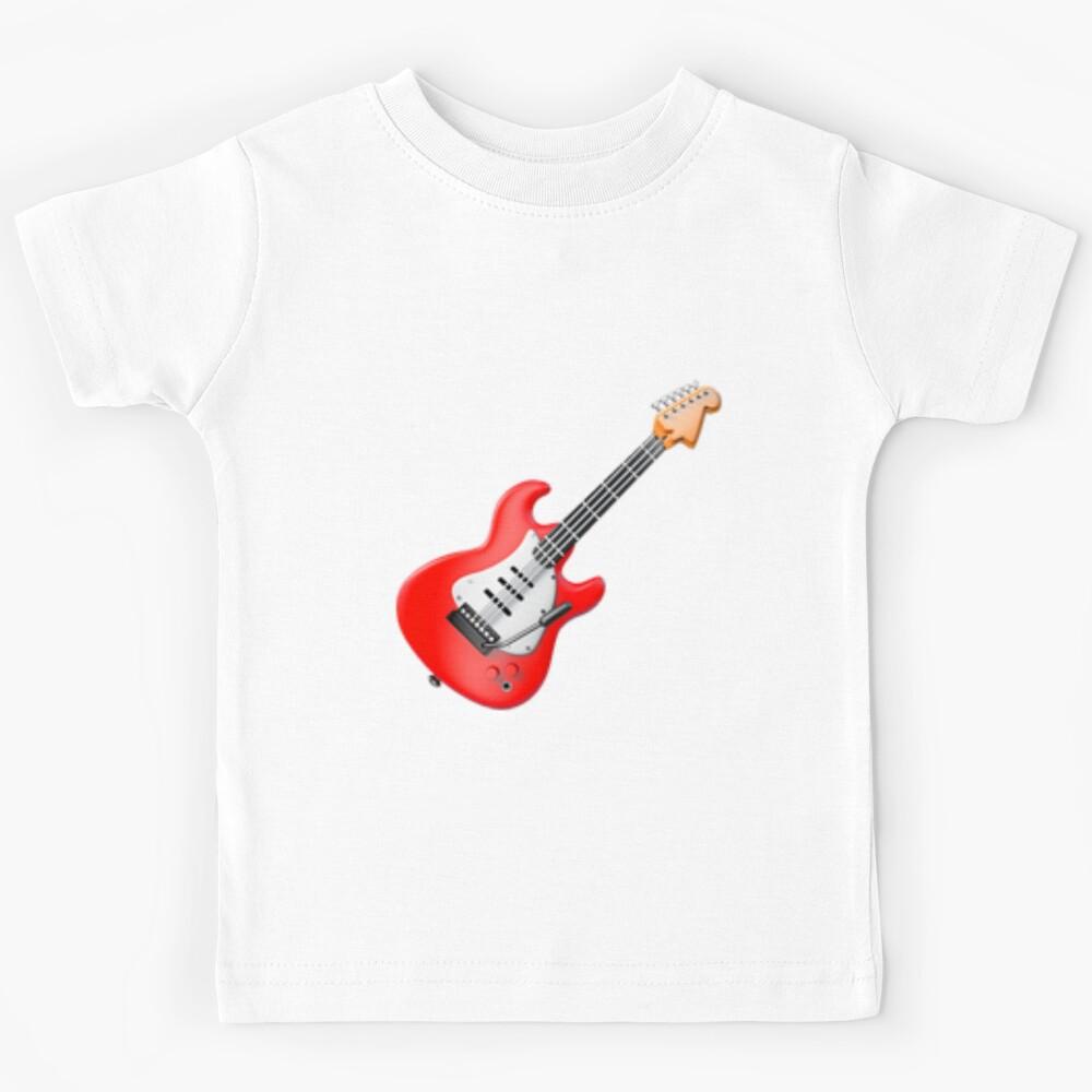 Guitar Emoji Kids T-Shirt 120