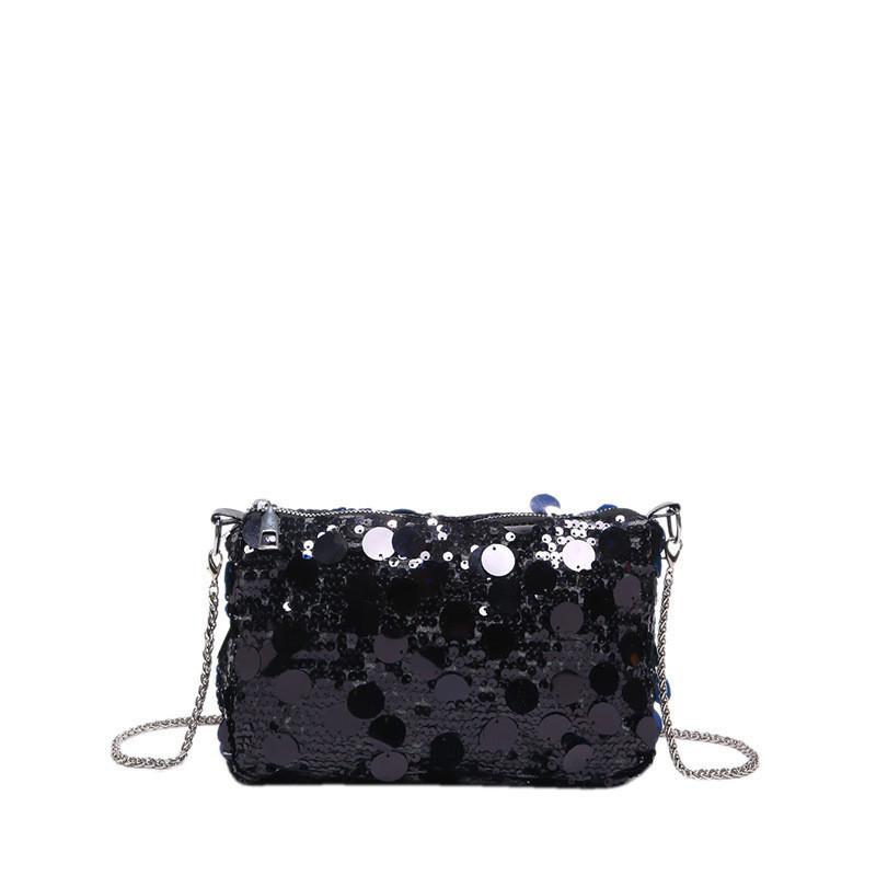 Stilvolle Koreanische Pailletten-Abendtasche Für Damen In Gold Silber Knallpink Und Schwarz 2024