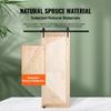 Barn Door and Hardware Kit 30" x 84" Wood Sliding Barn Door Kit Smoothly