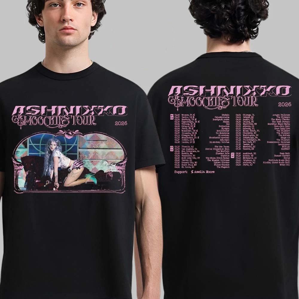 Ashnikko Smoochies Tour 2026 World Tour Schedule Dates Two Sided T-Shirt M