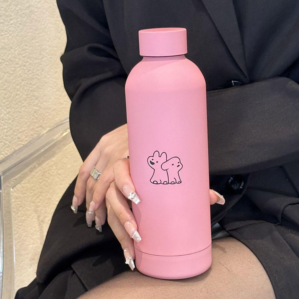 Leak Proof 500ml Insulated Bottle Drinking Kettle Coffee Thermos Mug  New Year Gift