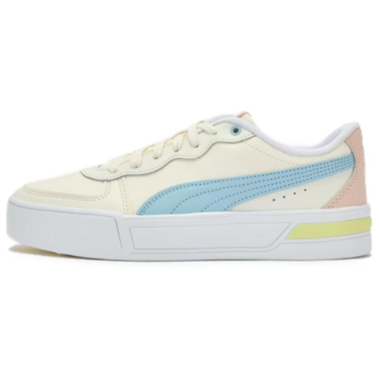 Puma Skye Comfortable Versatile Durable Low-Top Sneakers Women Sneakers Beige 374764-29