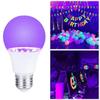 Lampe Ultraviolette Lampe UV Ampoule Violette Ambiance E27 Ampoules Lumière UV 360 Brillance 10W Ampoule Lumière Noire Violette Décoration Bar