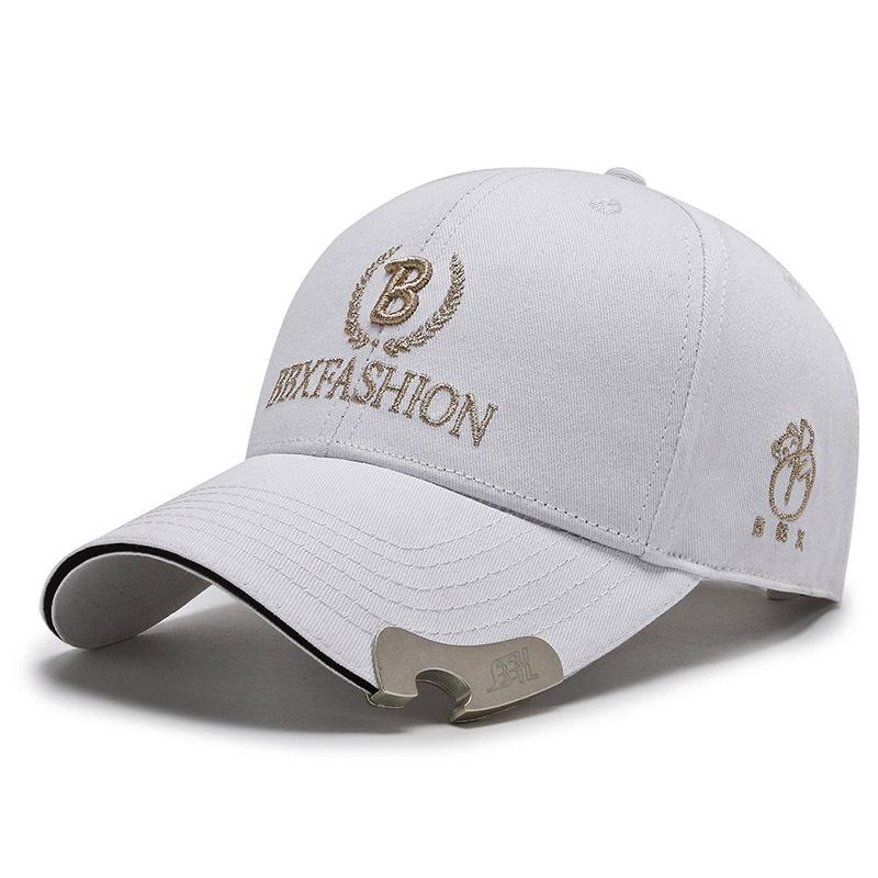 New baseball cap three-dimensional embroidery cap summer bottle opener casual hat versatile sun hat