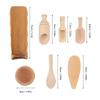 Sensory Bin Tools Toy Pre Teaching Safe Educational Wooden Bowls Scoop Toys for Transfer Work Fine Motor Learning