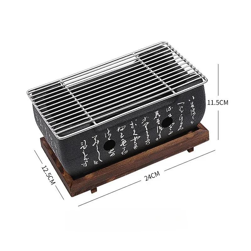 Portable BBQ Grill Outdoor Reusable Barbecue Stove Save Space Charcoal Furnace High-capacity Food Cooking Oven Bbq Grill Outdoor