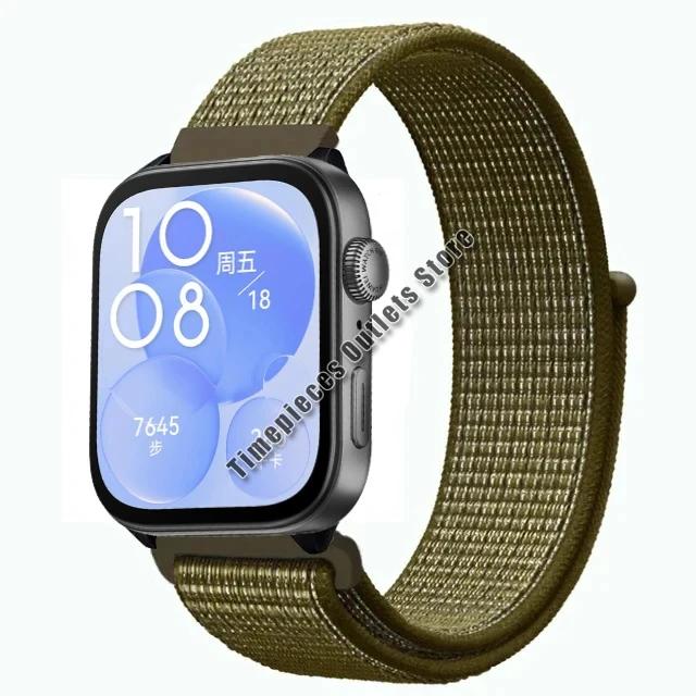 Nylon Loop Strap For Huawei Watch Fit 3 Sport Breathable Replacement Bracelet Wristband For Huawei Watch Fit 3 Belt Accessories