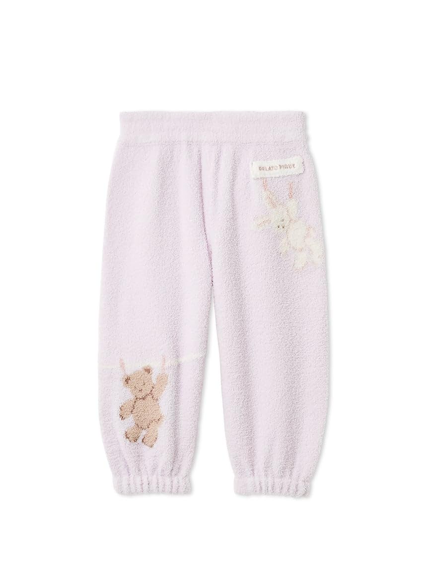 Длинные брюки Airy Moco Washing Animal Jacquard PABNP261445 LAV 80 [BABY]