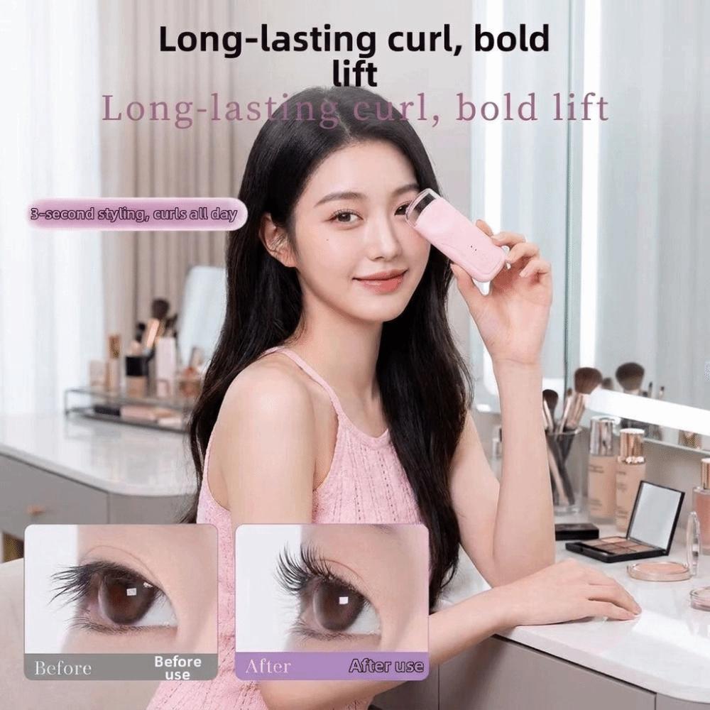 Long-Lasting Lift Electric Lash Curler USB Rechargeable Perm Eyelash Curler Professional