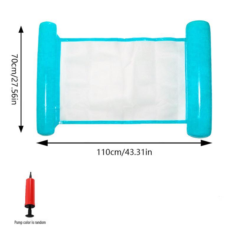 Inflatable Double Tube Pool Float (2-Pack)