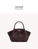 JWPEI 2025 Dumpling Handbag: Genuine Leather Tote & Crossbody Bag, Available In Large & Small Sizes for Women.