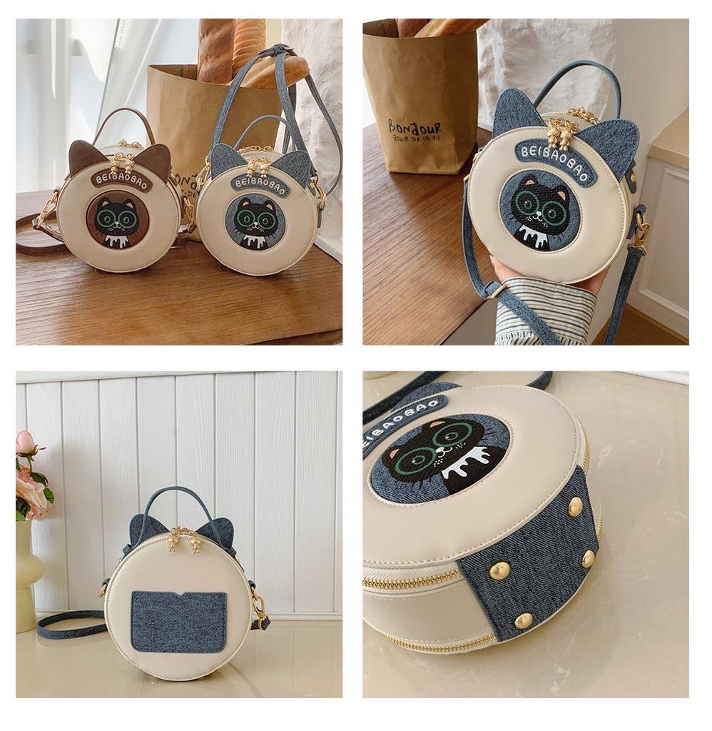 Women's Fashion Small Round Crossbody Shoulder Bag