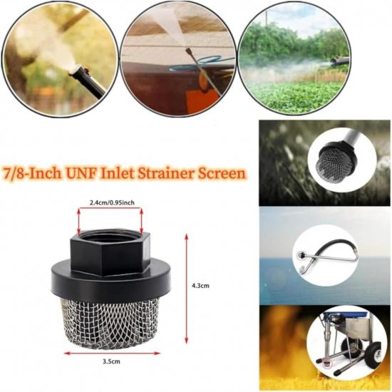 Airless Sprayer Filter Set for Graco 390 395 490 495 595 3400 Sprayer, 3 Kinds of Straw Filter Spray Pump Inner Core Filter Gun Filter, 246385 246384