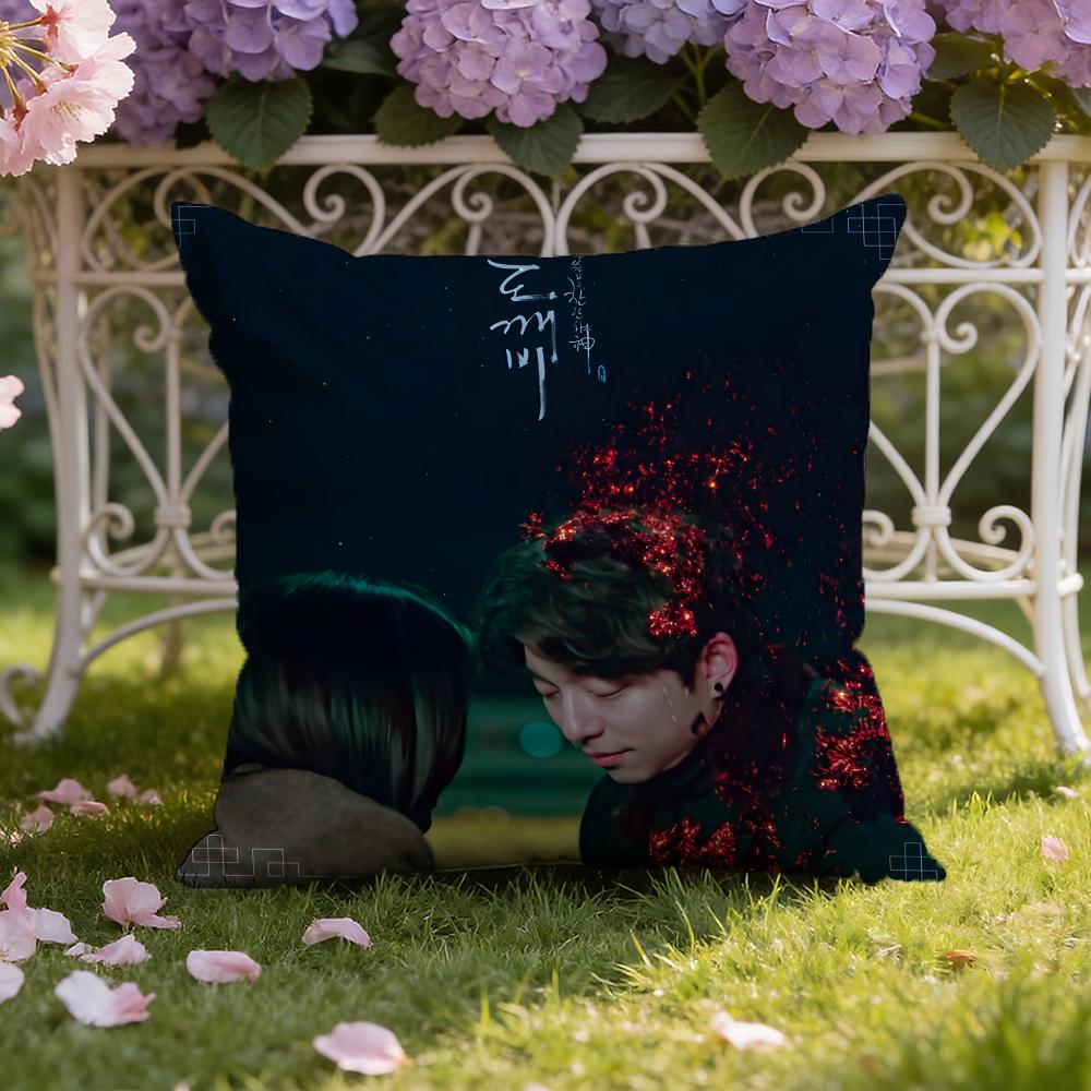 

Korean drama G-Goblin Cushion Cover Home & Car Dual-Scene Pillow Cover: Reversible for Premium Comfort 30cmx30cm