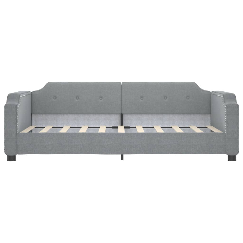 Daybed Light Grey 90x190 Cm Fabric