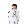 Uniqlo X JW Anderson Collaboration SS25 Hem Embroidered Logo Pattern Loose Long Sleeve Shirt Unisex shirts White 476240-00