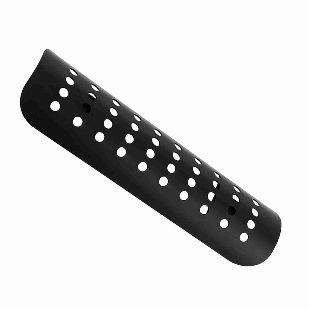 Universal Motorrad Loch Hitzeschild Gerade Auspuffrohr Abdeckung Schwarz