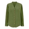 Women's Fashion Casual -Colour Long-Sleeved Button-Front Cardigan Shirt T-Shirt Top