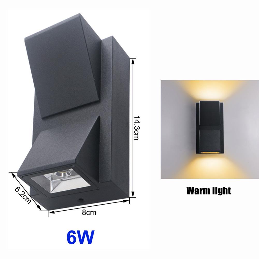 Waterproof IP65 Outdoor Wall Light 3W /6W LED Wall Lamp Sconce Balcony Garden Decoration Lighting Lamp AC85-265V