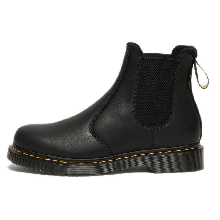 Dr. Martens Unisex 2976 Warmwair Valor WP Leather Waterproof Fleece Lined Chelsea Boots Black 27142001 38