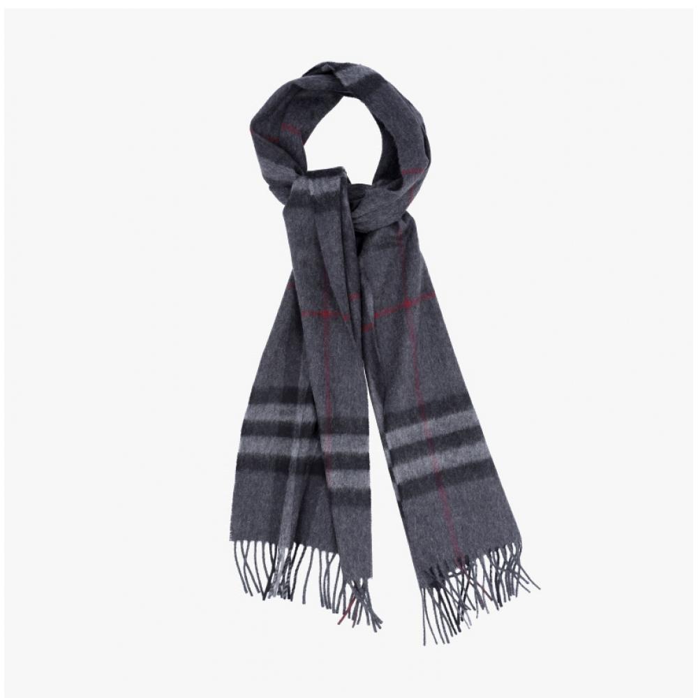 Burberry Kashmir-Schal mit Fransen 8077880 A1208 prüfen