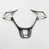 For Volkswagen VW Passat B8 2016 2017 2018 ABS Matte/Carbon fibre Car Steering wheel Button frame cover trim car styling 1pcs