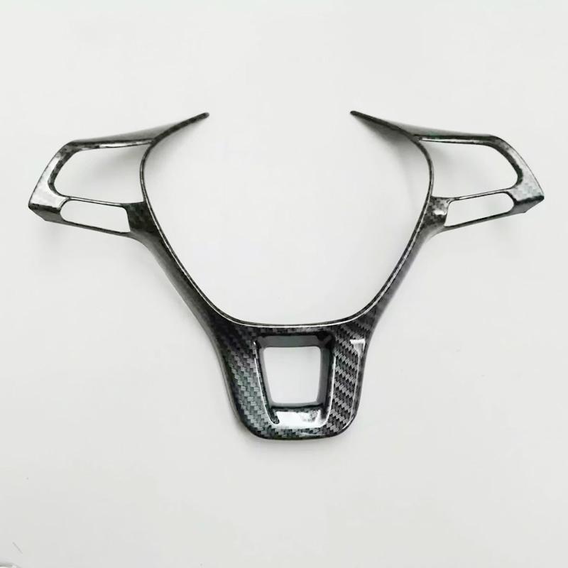 For Volkswagen VW Passat B8 2016 2017 2018 ABS Matte/Carbon fibre Car Steering wheel Button frame cover trim car styling 1pcs